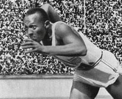 Jesse Owens Wins Olympic Gold