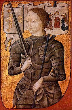 Joan of Arc burnt to death