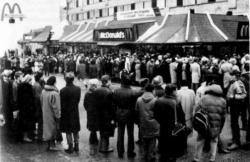 1st McDonalds opens in London