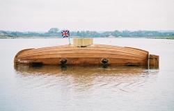 Royal Navy launches 1st submarine