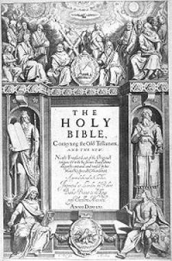 1st English Translation of the Bible printed