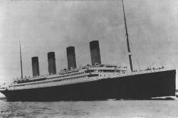 Titanic sets sail on maiden voyage