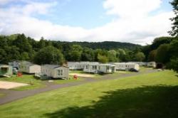 Riverside Caravan Park, Rothbury, Northumberland