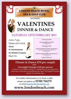 Valentines Dinner & Dance