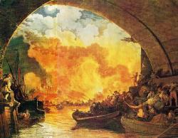 Great Fire of London begins