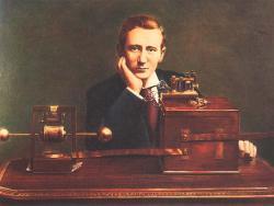 Marconi sends 1st transatlantic wireless message